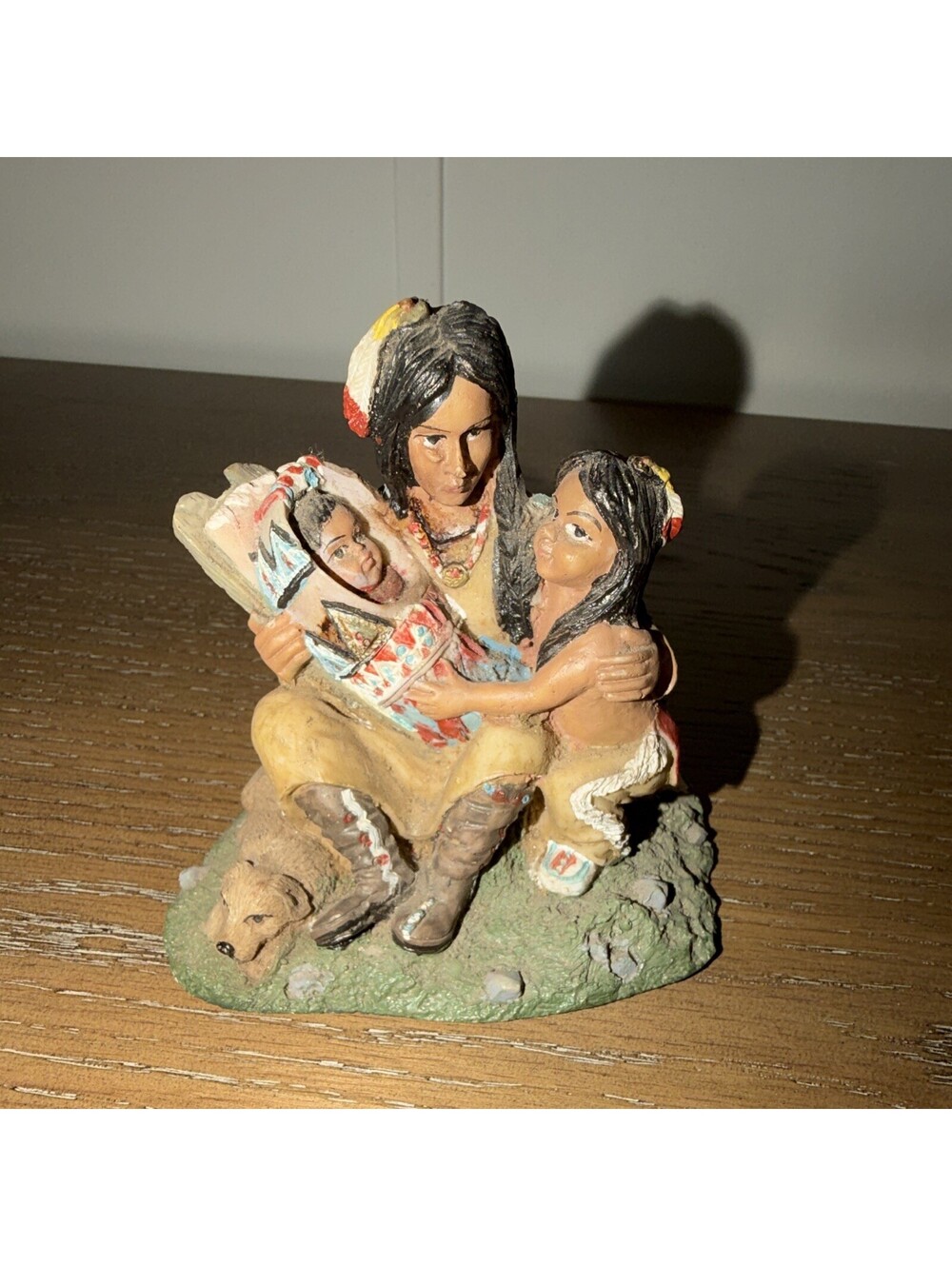 Native American US Sculpture Figurine Collection‎ Family